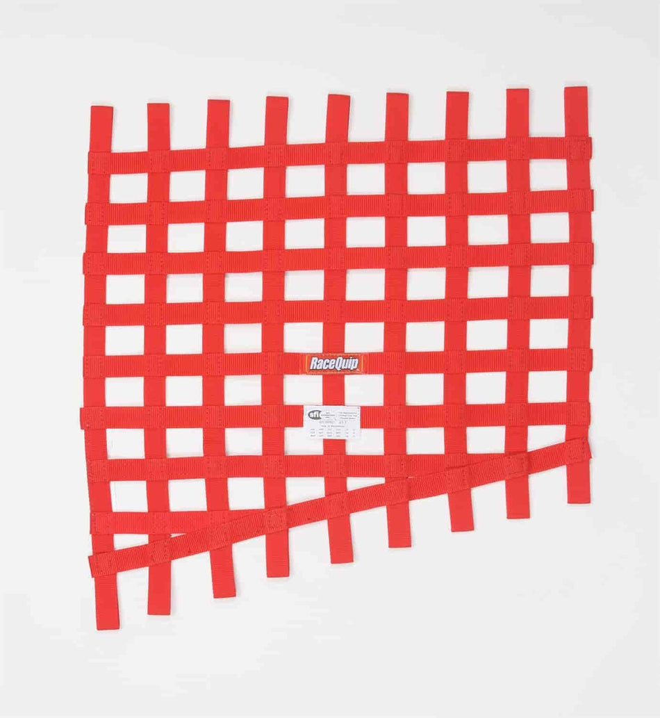RaceQuip 729015 Window Net Drag (24 to 18x23 SFI Red), 1 Pack