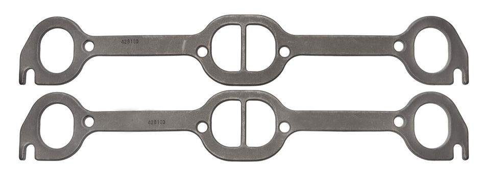 SCE Gaskets 428180 PONTIAC 326-455 V8 D PORT GRAP H-FORM 1/8 THK EXH GSKTS