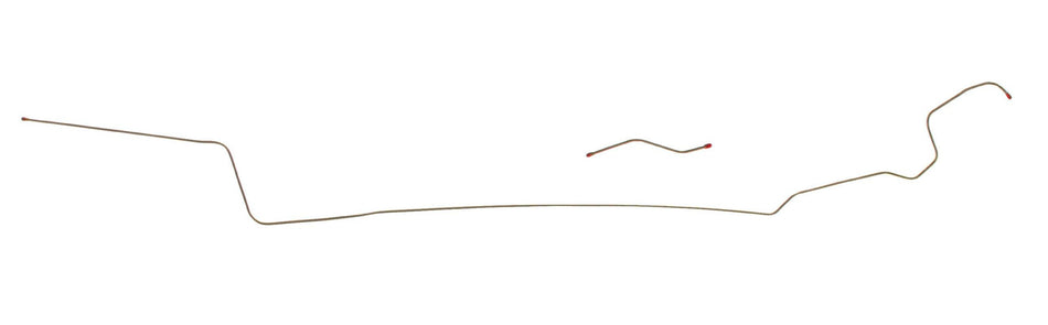 The Right Stuff RIN6801 Disc Brake with Valve Front to Rear Brake Line, 2 Piece