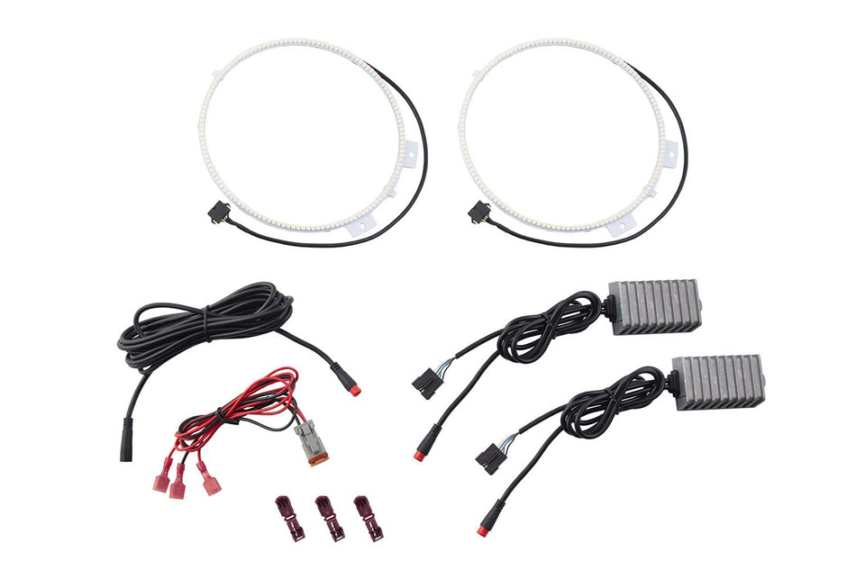 Diode Dynamics DD2290: RGBW HD LED Halos for 2018-2021 Jeep JL Wrangler/Gladiator