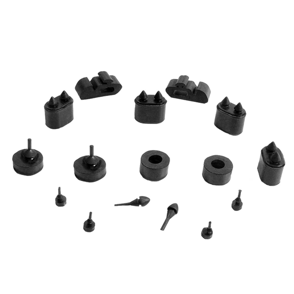 Metro Moulded Parts SBK 206 16-Piece Snap-In Bumper Kit
