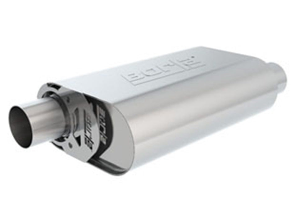 Borla - CrateMuffler Stock SBF 289/302 (Exc. Coyote) ATAK 2.25in Inlet/Outlet Oval Muffler (400835)