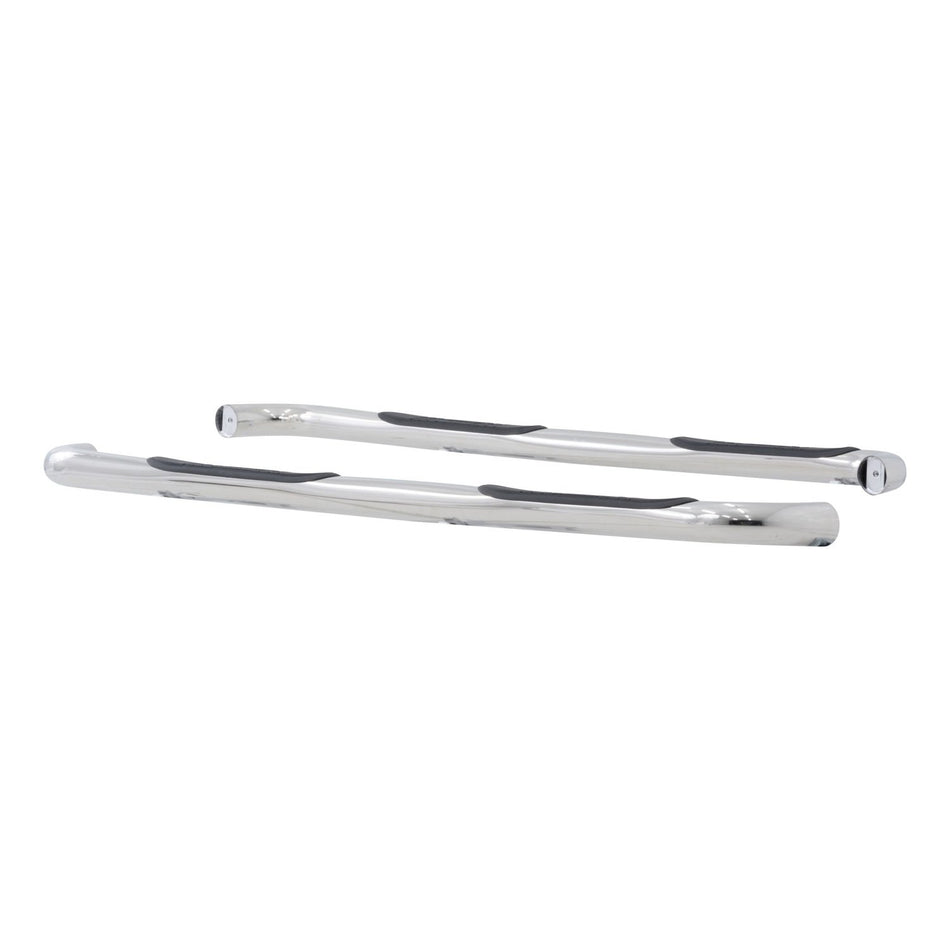 ARIES 204052-2 Round Nerf Bars (3 Inch Polished Stainless Steel)
