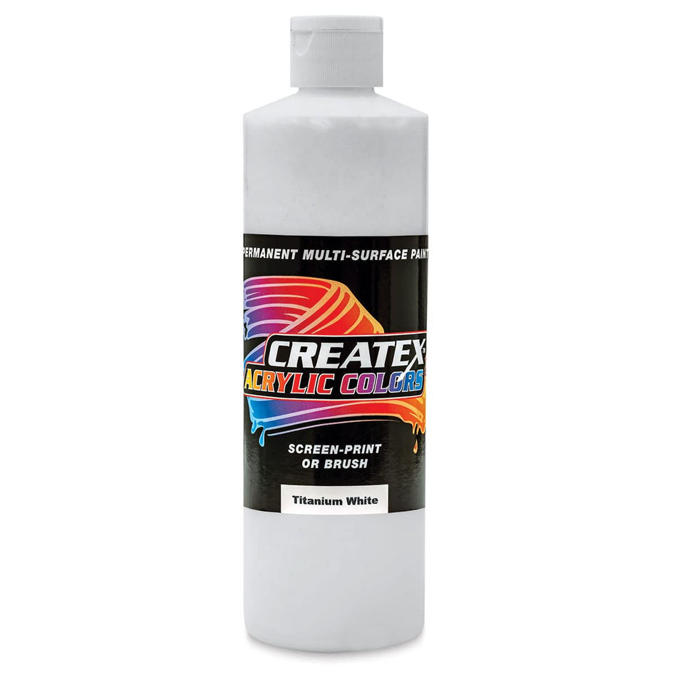Createx Acrylic Colors titanium white 16 oz.