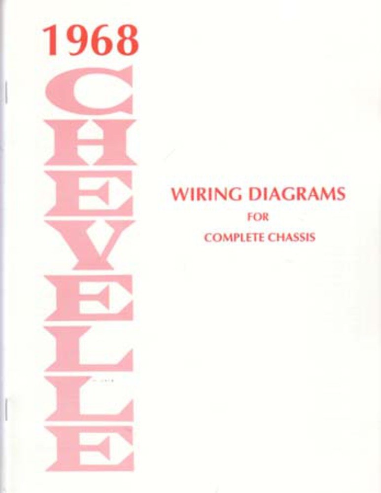 bishko automotive literature 1968 Chevrolet Chevelle Electrical Wiring Diagrams Schematics Mechanic OEM Book