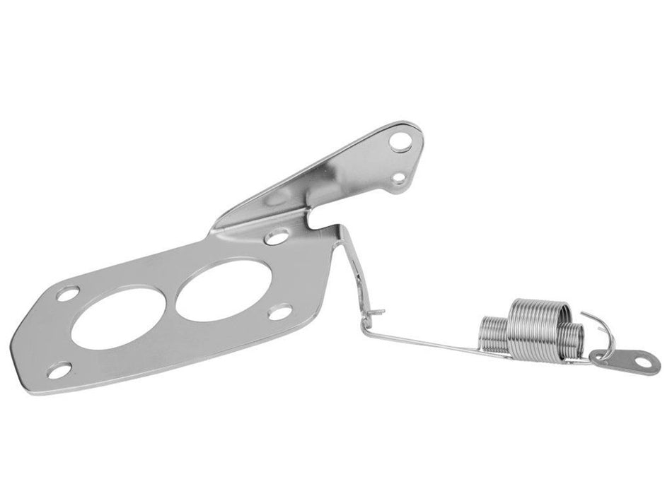 Lokar TRP-4006 Stainless Steel Cable Bracket with Stainless Spring (3 Bolt Stromberg Style Carb)