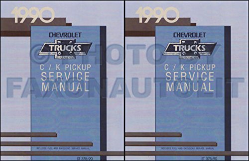 bishko automotive literature 1990 Chevy GMC C/K 10-30 Light Truck Shop Service Repair Manual Book Engine OEM