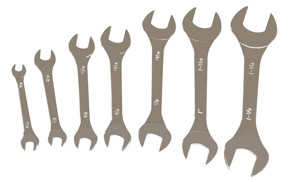 Performance Tool W30683 Polycarbonate SAE Wrench Set, 3/8-Inch to 1-Inch