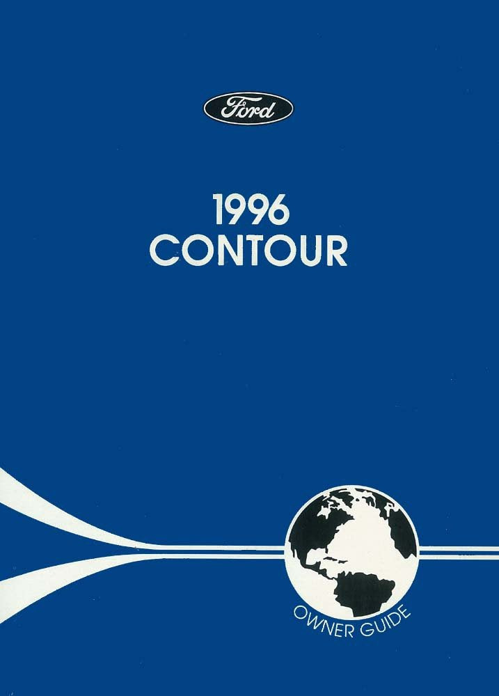 bishko automotive literature 1996 Ford Contour Owners Manual User Guide Reference Operator Book Fuses Fluids