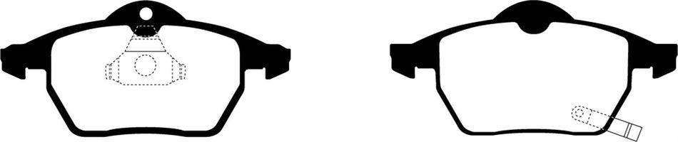 EBC Brakes UD819 Ultimax OEM Replacement Brake Pad