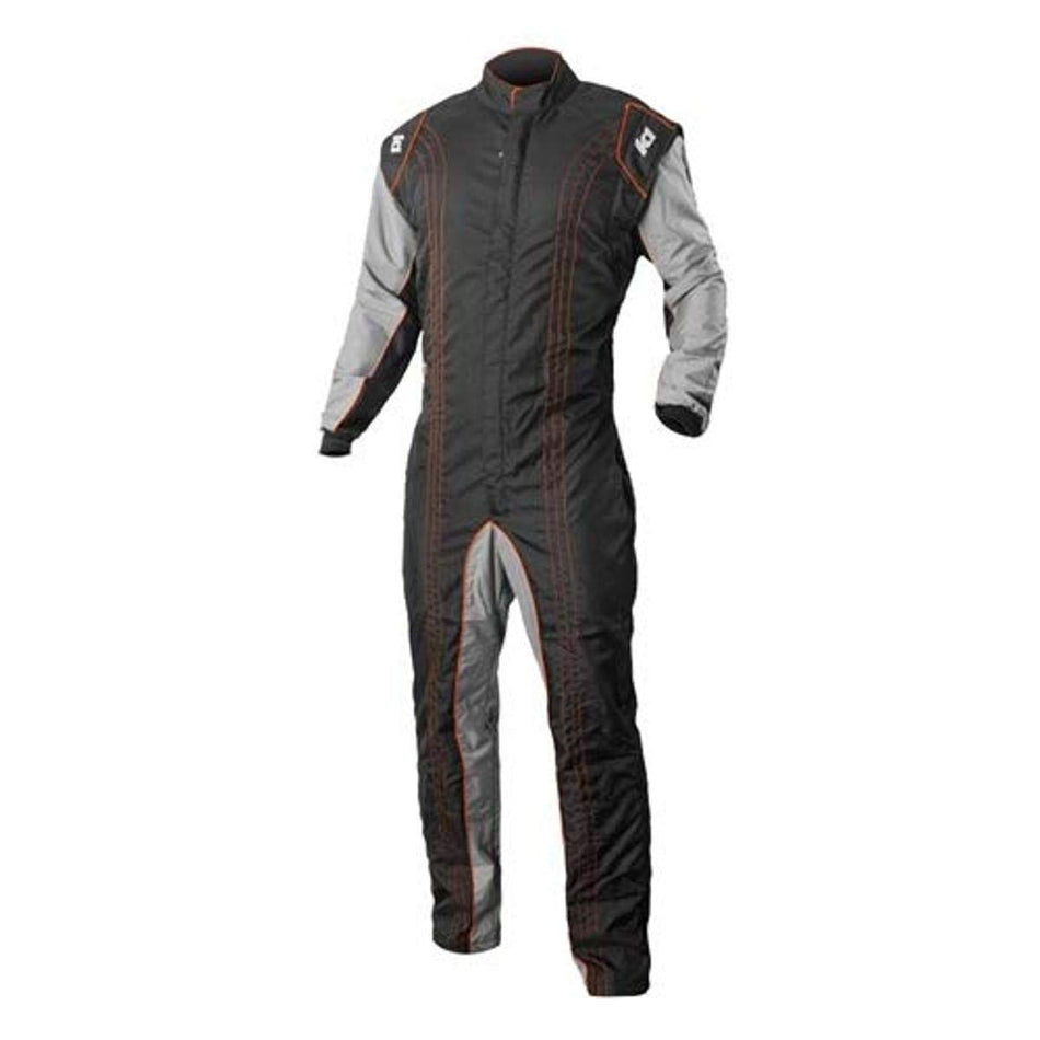 K1 Race Gear CIK/FIA Level 2 Approved Kart Racing Suit (Orange, XXX-Small)