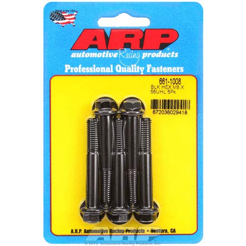 ARP (661-1008) Hex Oxide Bolt, Black