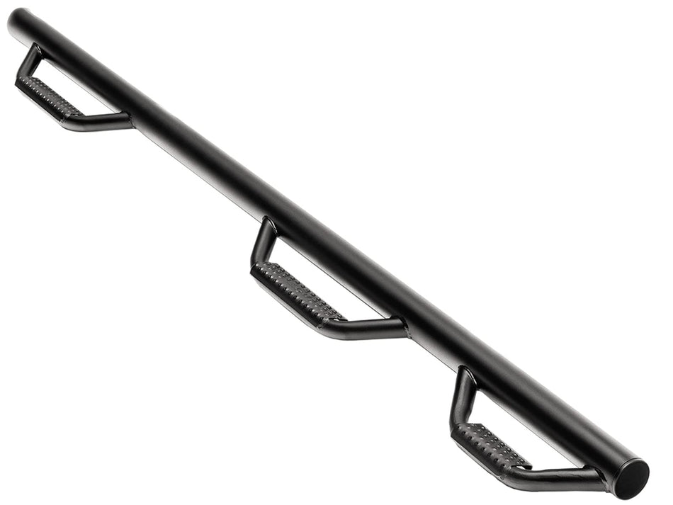 N-Fab Nerf Steps for Silverado/Sierra | Wheel-to-Wheel w/ Bed Access, Heavy Duty Steel, Gloss Back | C1470RC-4 | Fits 2014-2019 Chevrolet Silverado/GMC Sierra 1500 Classic Regular Cab 6.5' Bed