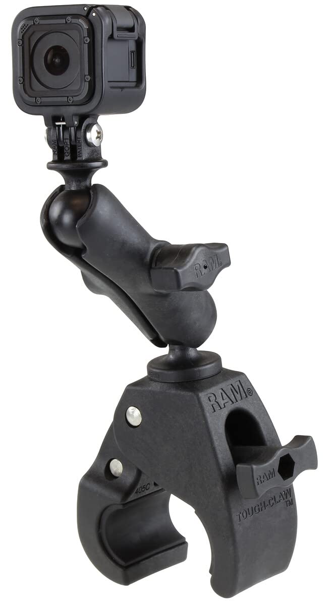 RAM������ Tough-Claw��������� Medium Clamp Mount with Universal Action Camera Adapter