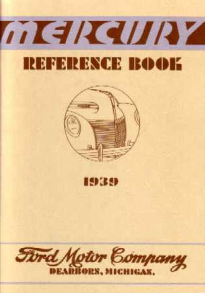 bishko automotive literature 1939 Mercury Owners Manual User Guide Reference Operator Book Fuses Fluids