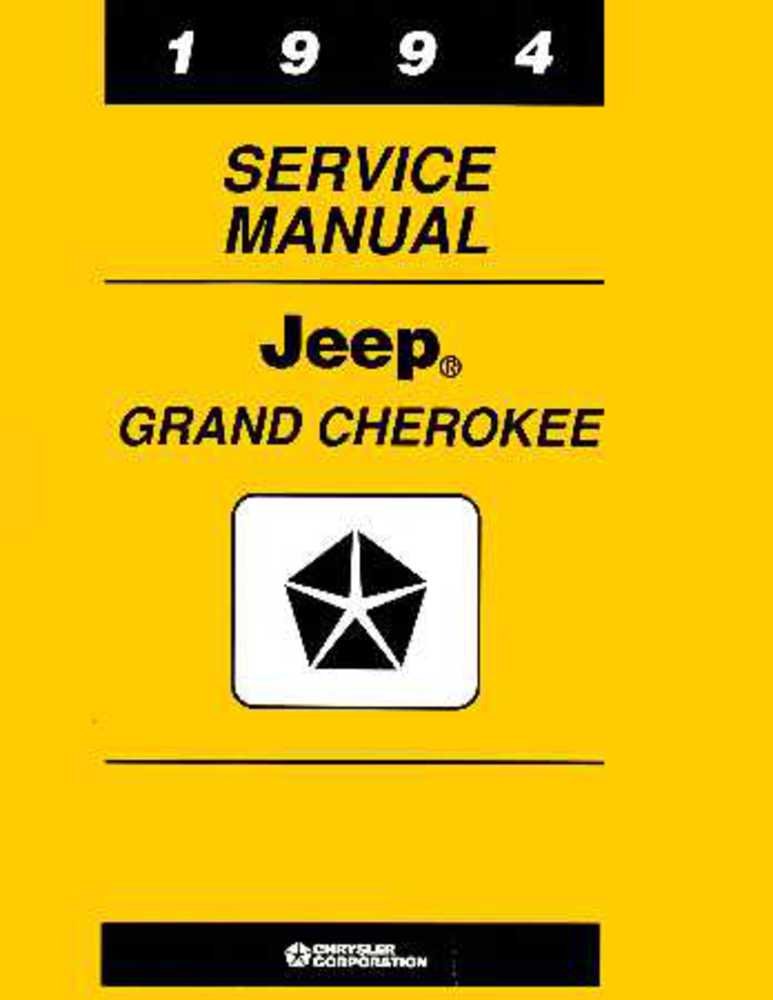 bishko automotive literature 1994 Jeep Grand Cherokee Shop Service Repair Manual Book Engine Drivetrain OEM