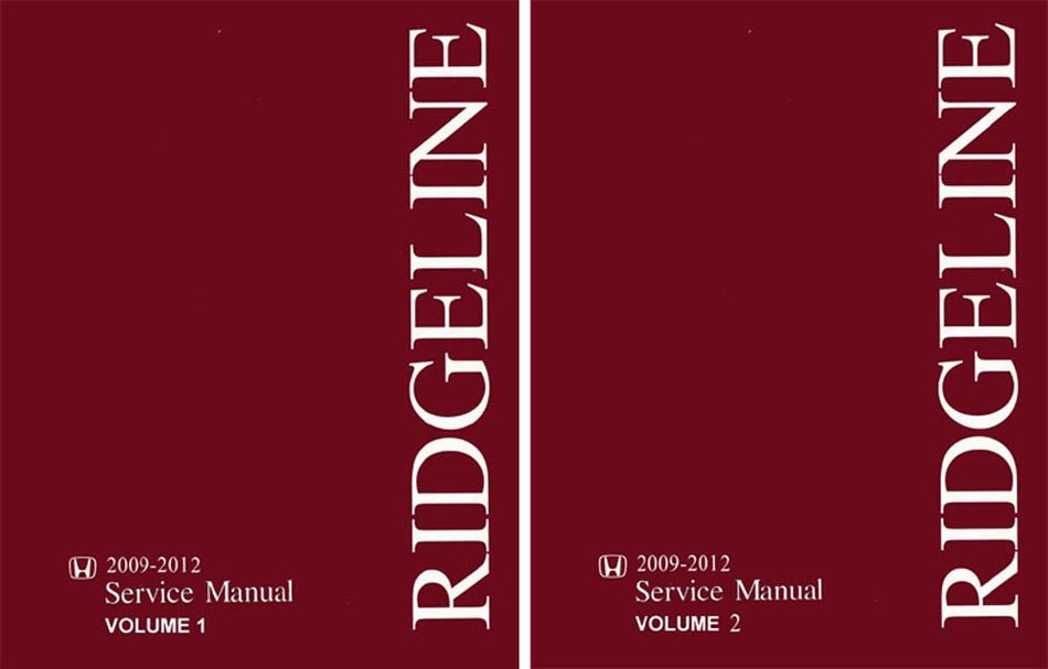 bishko automotive literature - Shop Service Repair Manual Engine Wiring for The 2009 2010 2011 2012 Honda Ridgeline