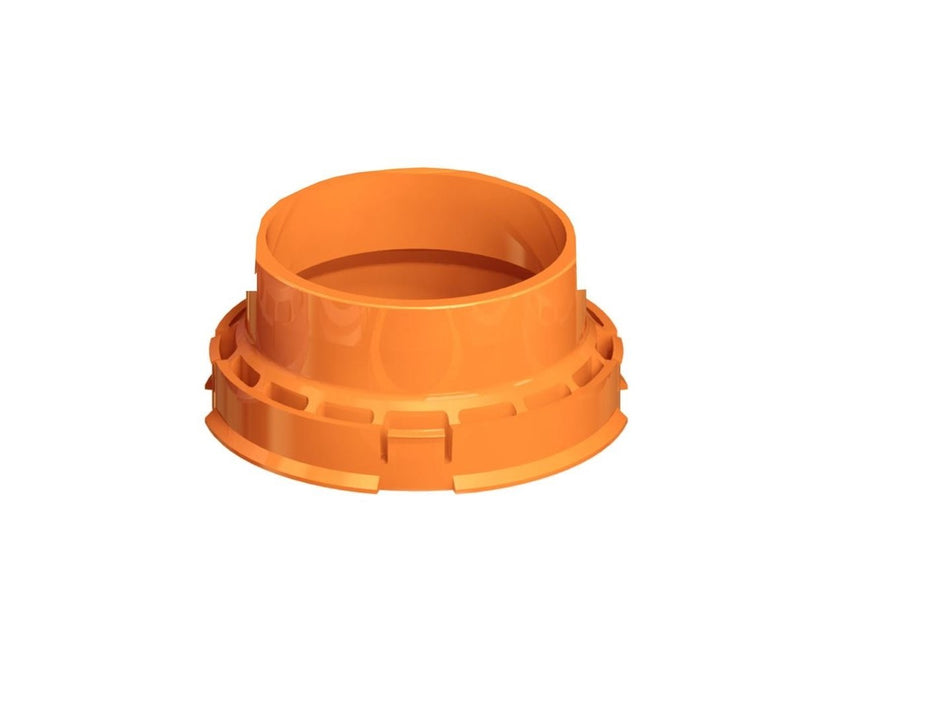 ST 63.4mm Center Bore / Short / Orange RAL-2009 Center Adapter (Works w/ DZX) - SINGLE