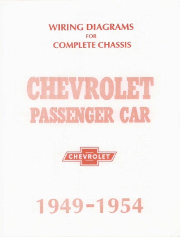 bishko automotive literature 1949 1952 1953 1954 Chevrolet Electrical Wiring Diagrams Schematics Book Repair