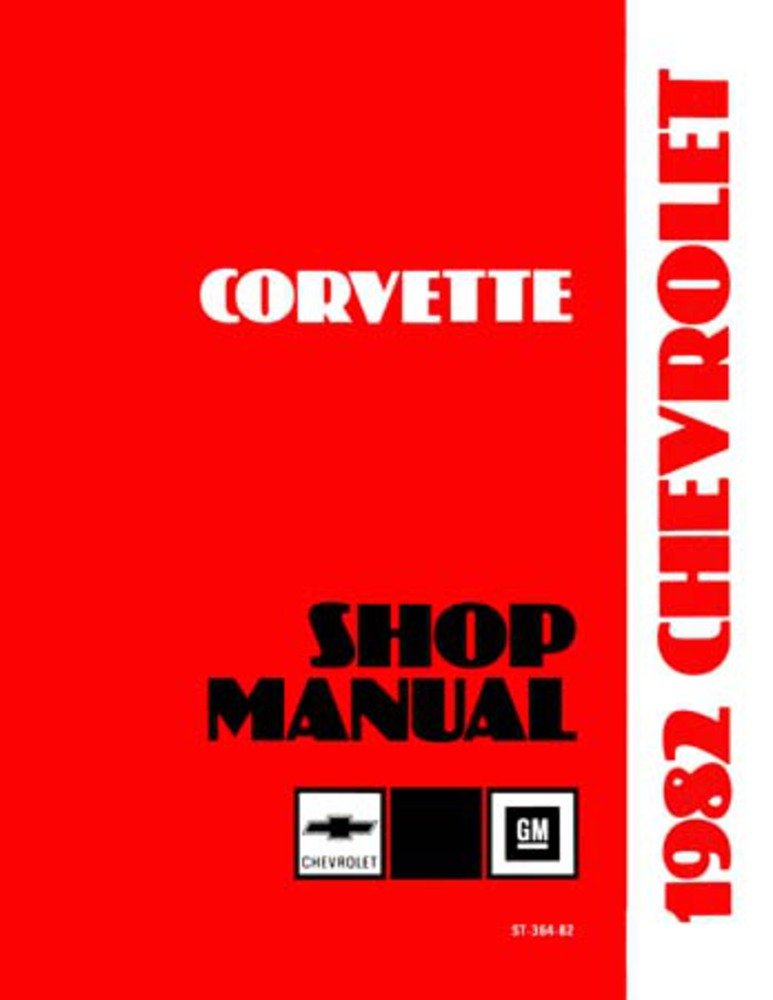 bishko automotive literature 1982 Corvette Shop Service Repair Manual Book Engine Drivetrain Wiring OEM