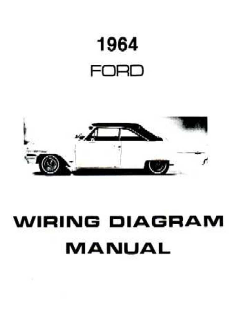 bishko automotive literature 1964 Ford Galaxie Electrical Wiring Diagrams Schematics Manual Book Factory OEM