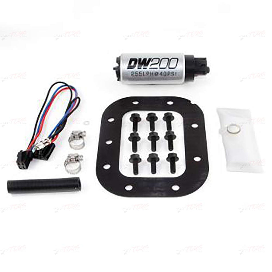 DeatschWerks 9-201-1029 In-Tank Fuel Pump (255lph with 9-1029 Install Kit), 1 Pack