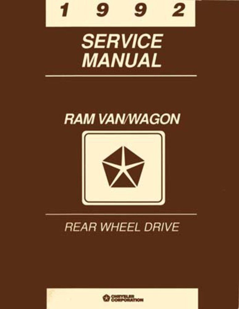 bishko automotive literature 1992 Dodge Van Shop Service Repair Book Manual Engine Drivetrain Electrical OEM