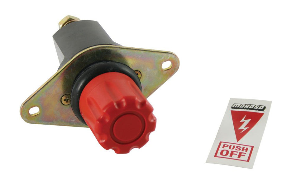 Moroso 74106 Disconnect Switch (Red =- Push to Disconnect)