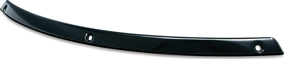 Kuryakyn 1318 Motorcycle Accessory: Smooth Windshield Trim for 1996-2013 Harley-Davidson Motorcycles, Gloss Black