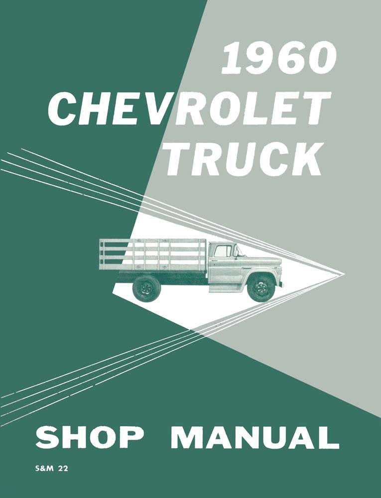 bishko automotive literature 1960 Chevy Pickup Truck Shop Service Repair Manual Engine Drivetrain Electrical