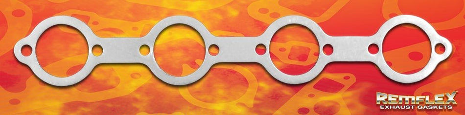 Remflex 2026 Exhaust Gasket for Chevy V8 Engine, (Set of 2)