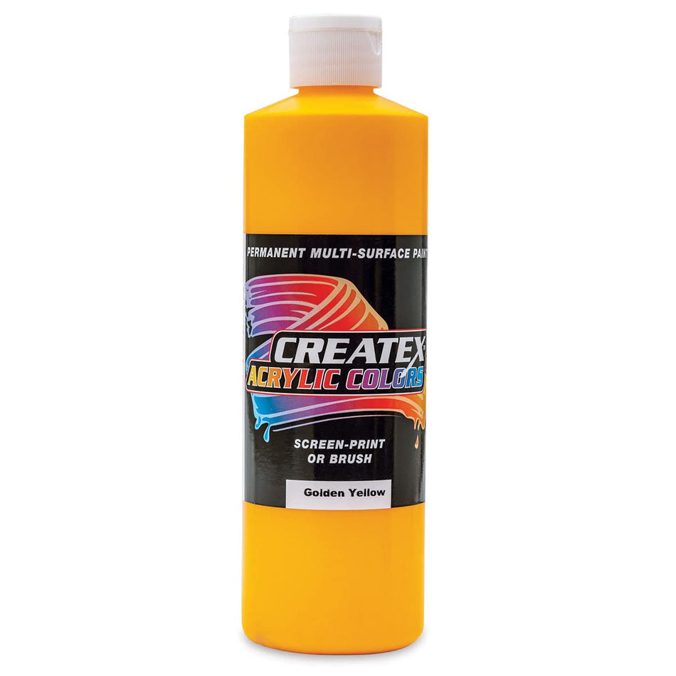 Createx Acrylics, Golden Yellow, Pint