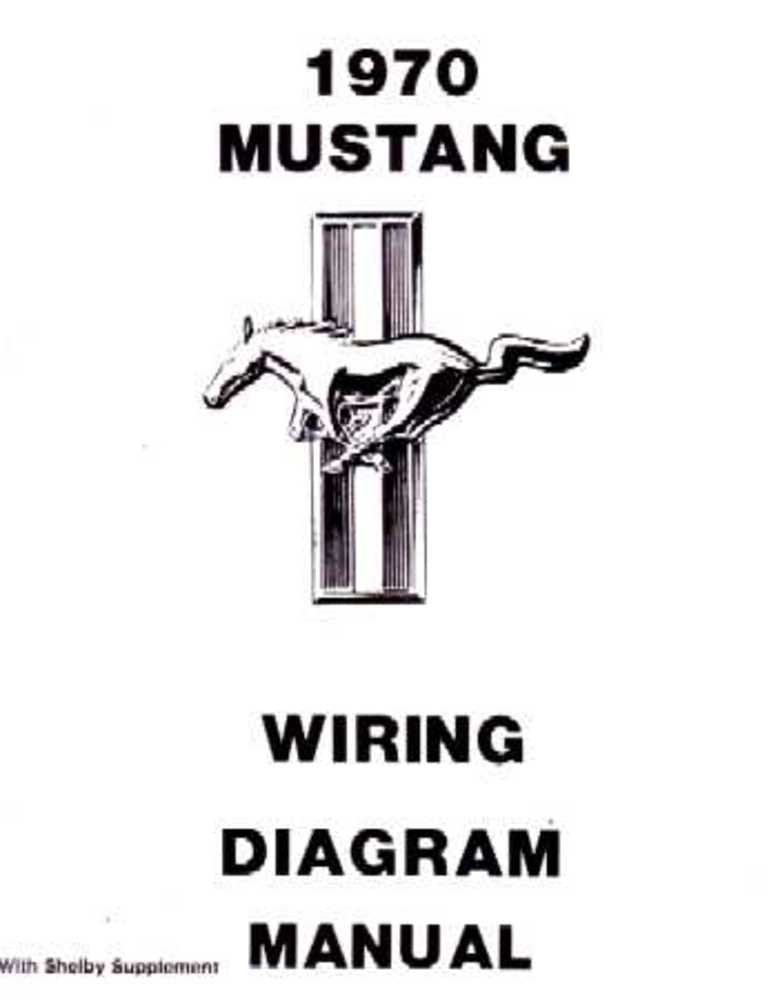 bishko automotive literature 1970 Ford Mustang Electrical Wiring Diagrams Schematics Manual Book Factory OEM