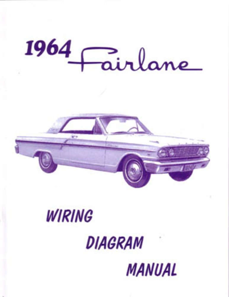 bishko automotive literature 1964 Ford Fairlane Electrical Wiring Diagrams Schematics Mechanic Book OEM
