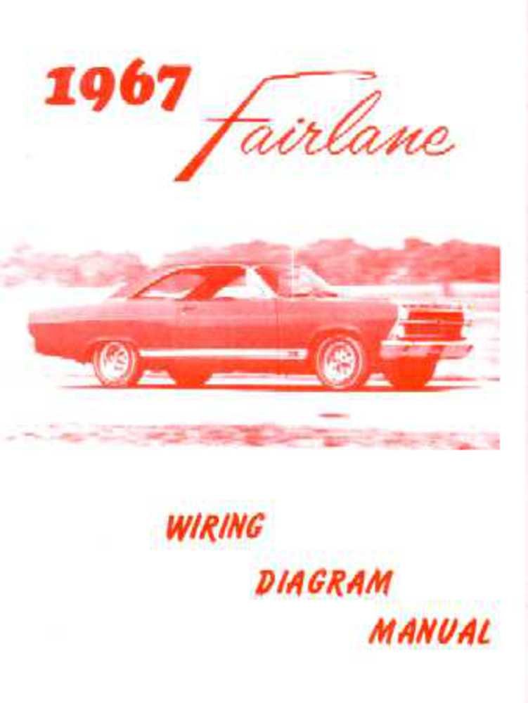 bishko automotive literature 1967 Ford Fairlane Electrical Wiring Diagrams Schematics Manual Book Factory OEM