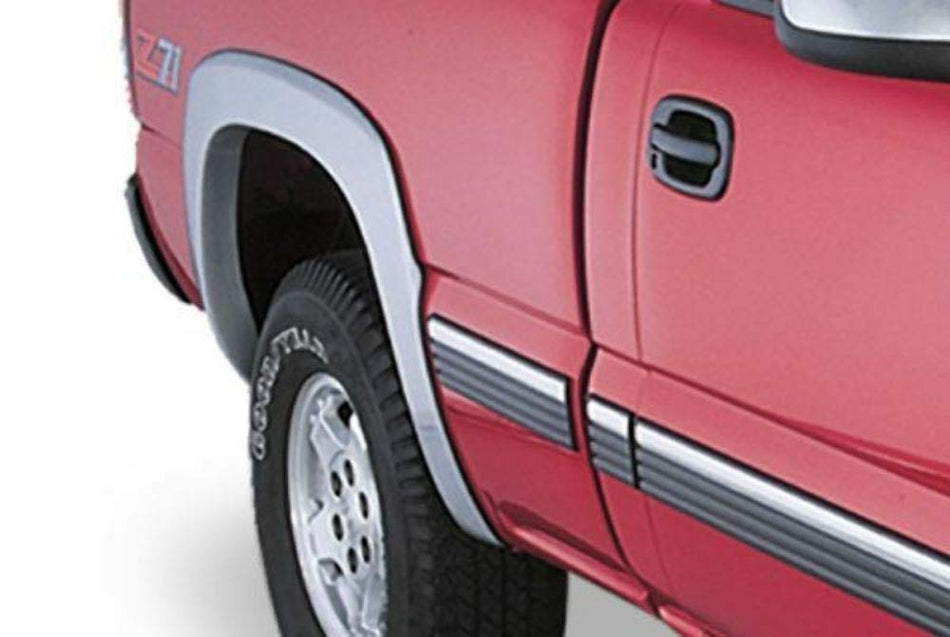 Bushwacker OE Style Factory Rear Fender Flares | 2-Piece Set, Black, Smooth Finish | 40034-02 | Fits 1999-2006 Chevrolet/GMC Silverado/Sierra 1500; 2007 Silverado/Sierra 1500 Classic w/ 6.5' or 8' Bed