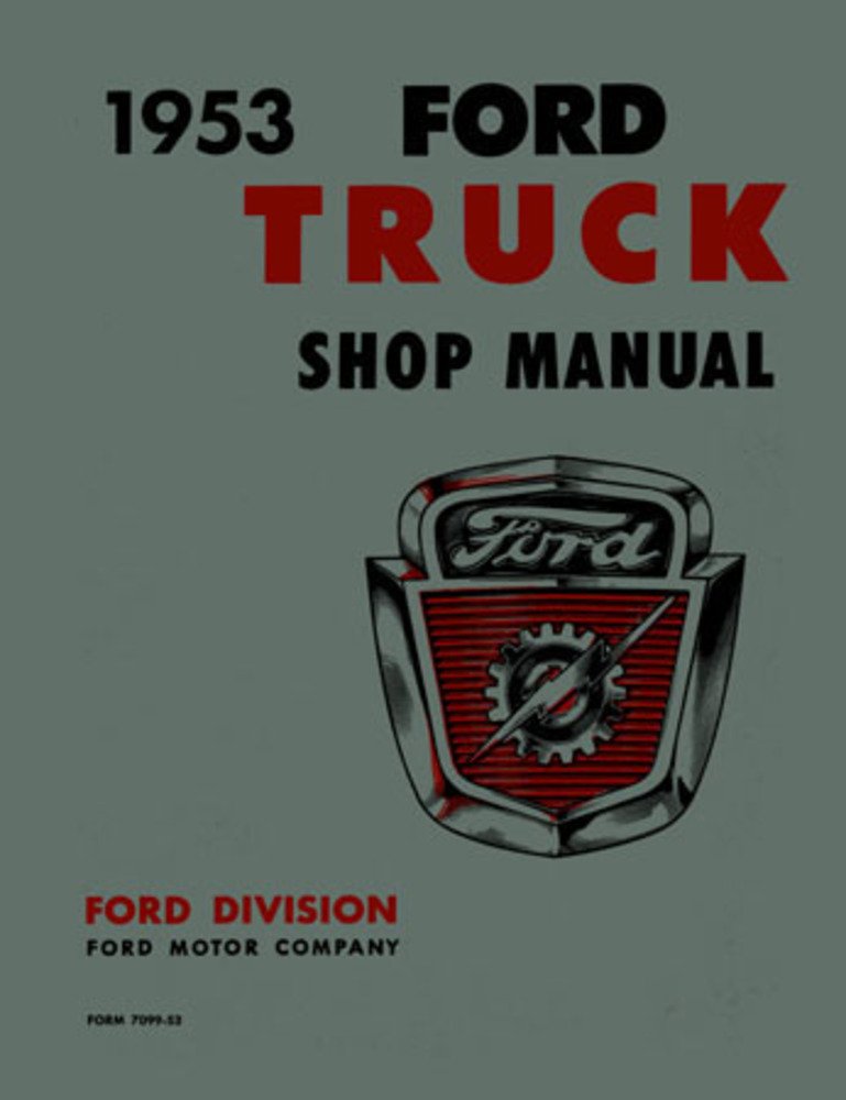 bishko automotive literature 1953 Ford Truck Shop Service Repair Manual Book Engine Drivetrain Electrical OEM
