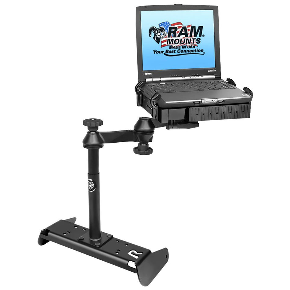 RAM Mounts (RAM-VB-191-SW1 No-Drill Laptop Mount for The Chevrolet Silverado 1500 with 40/20/40 Bench Seat Only (2014)
