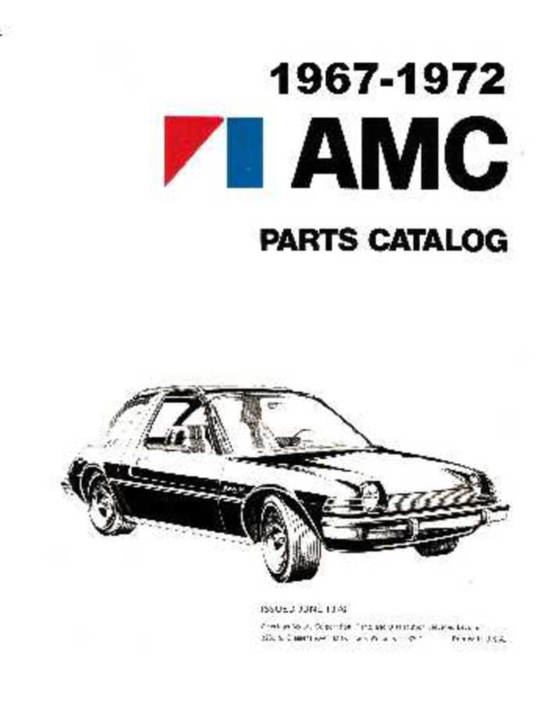 bishko automotive literature 1967 1968 1970 1971 1972 AMC Part Numbers Book List Catalog Manual Interchange