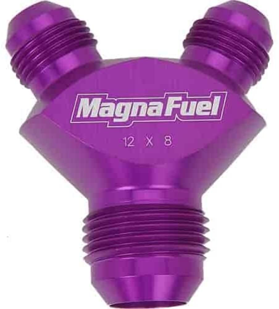 MagnaFuel MP-6228-12AN Male and -8AN Male Y-Fitting