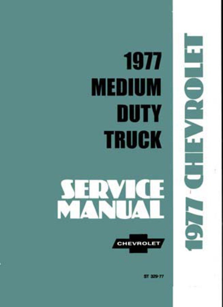 bishko automotive literature 1977 Chevy GMC C/K 40-60 Medium Truck Shop Service Repair Manual Book Engine