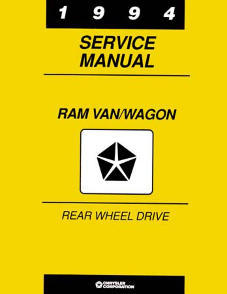 bishko automotive literature 1994 Dodge Ram Van Shop Service Repair Manual Book Engine Drivetrain Electrical
