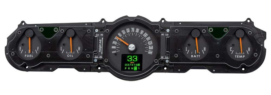 Dakota Digital RTX-65F-MUS-X Retrotech Gauge Instrument System Compatible with 1965-66 Ford Mustang