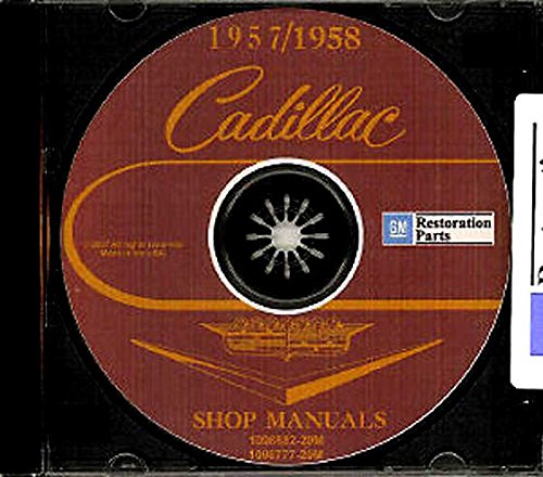 bishko automotive literature Shop Service Repair Manual CD for The 1957 1958 Cadillac