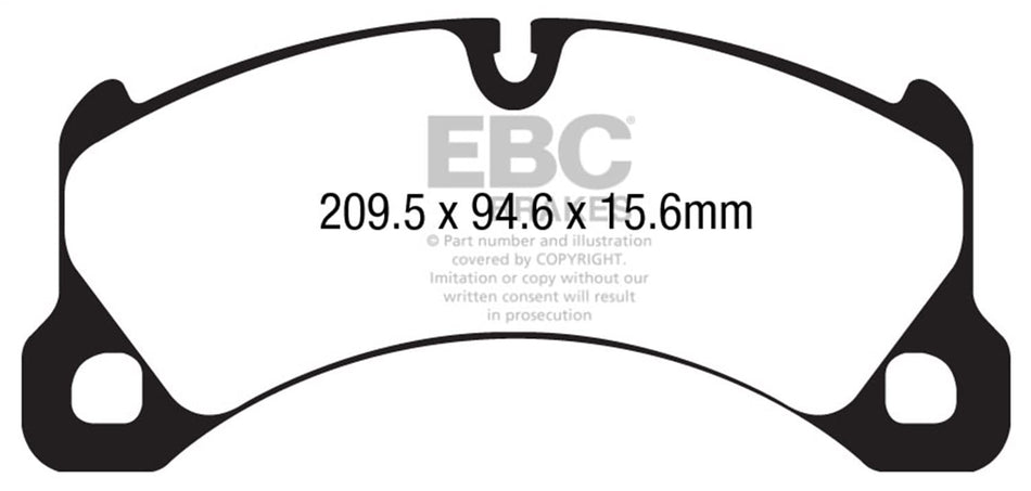EBC Brakes DP42162R Yellowstuff Performance Brake Pad