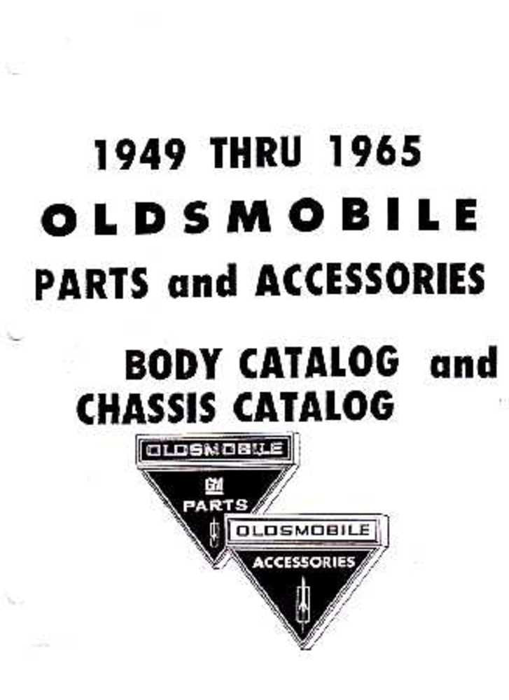bishko automotive literature 1961 1962 1963 1964 1965 Oldsmobile Parts Book List Interchange Illustrations OEM