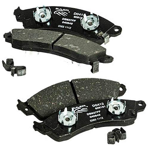 Baer Brakes D0412R-BKCZ Pbr 2 Piston Guided Replacement Pad, 1 Pack