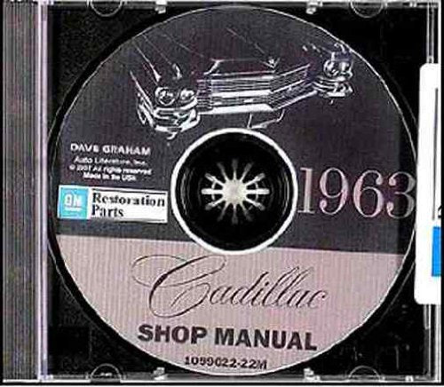 bishko automotive literature Shop Service Repair Manual CD for The 1963 Cadillac 60 62 75 Fleetwood