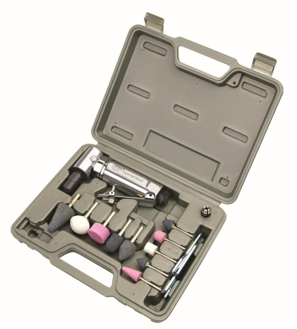 Ingersoll Rand 301BK Angle Air Die Grinder Stone Kit, 21,000 RPM, 0.25 HP, 1/4" Collet, Front Exhaust