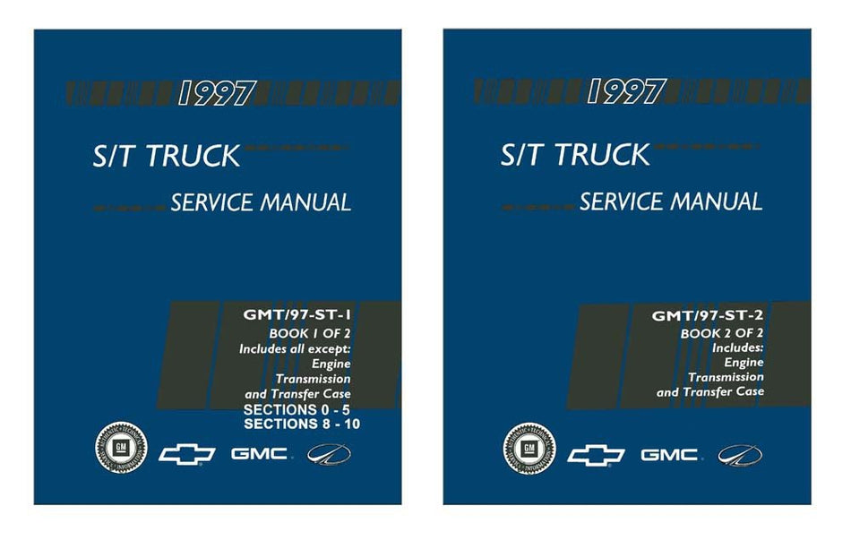 bishko automotive literature 1997 Chevrolet GMC S 10-15 Truck Oldsmobile Bravada Shop Service Repair Manual